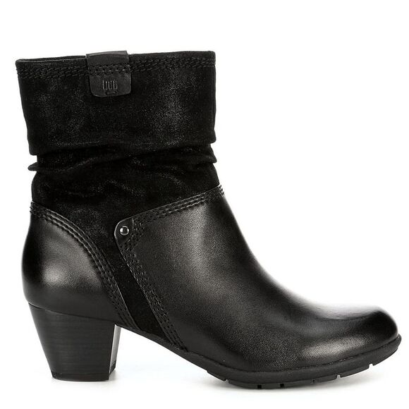 Medicus Womens 'Jil' Heeled Zip Up Slouch Ankle Boots - Picture 2 of 7